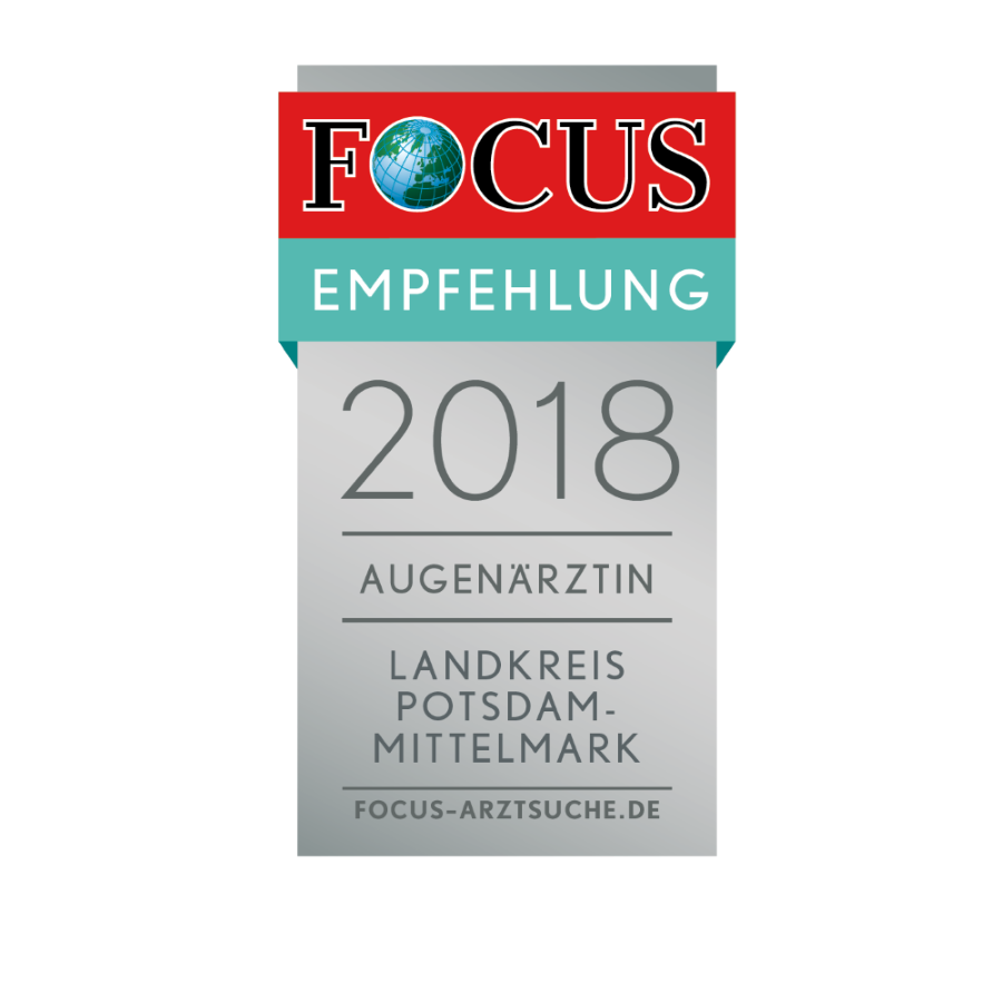 Focus Empfehlung für die Augenärztin im Landkreis Potsdam-Mittelmark des Jahres 2018