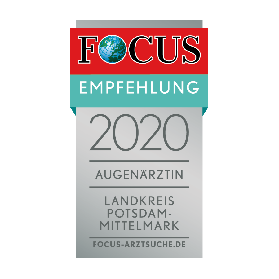 Focus Empfehlung für die Augenärztin im Landkreis Potsdam-Mittelmark des Jahres 2020