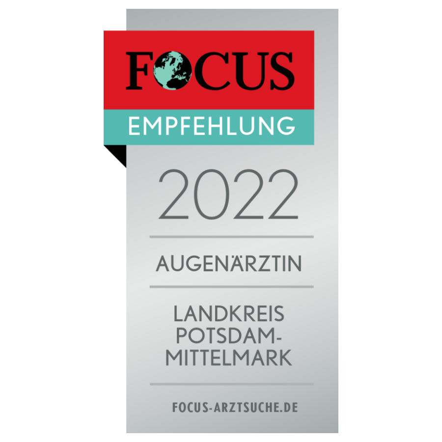 Focus Empfehlung für die Augenärztin im Landkreis Potsdam-Mittelmark des Jahres 2022